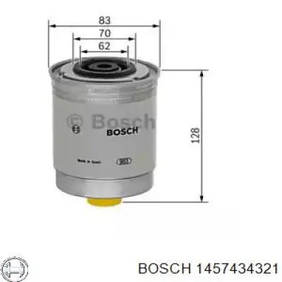 1457434321 Bosch топливный фильтр