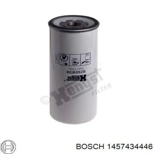 Купить 1457434446 Bosch Фильтр-отстойник топлива грубой очистки