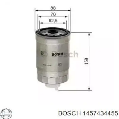 Топливный фильтр 1457434455 Bosch