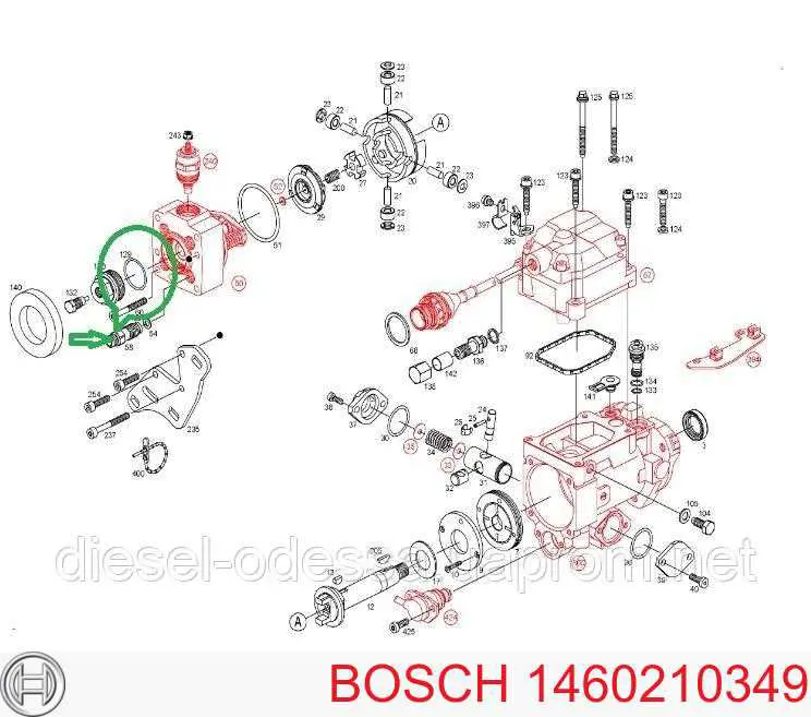 1460210349 Bosch сальник тнвд
