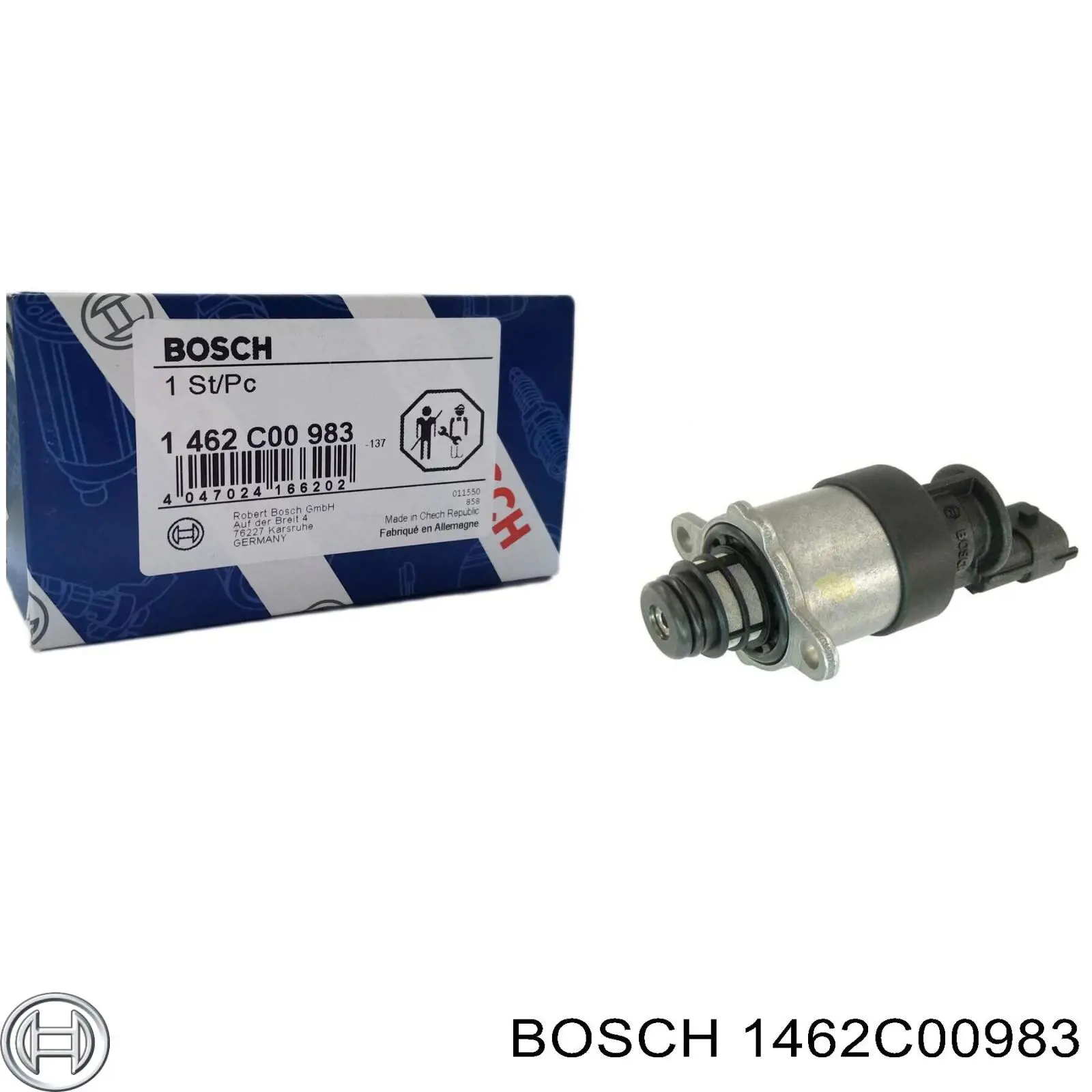 1462C00983 Bosch válvula de regulação de pressão (válvula de redução da bomba de combustível de pressão alta Common-Rail-System)