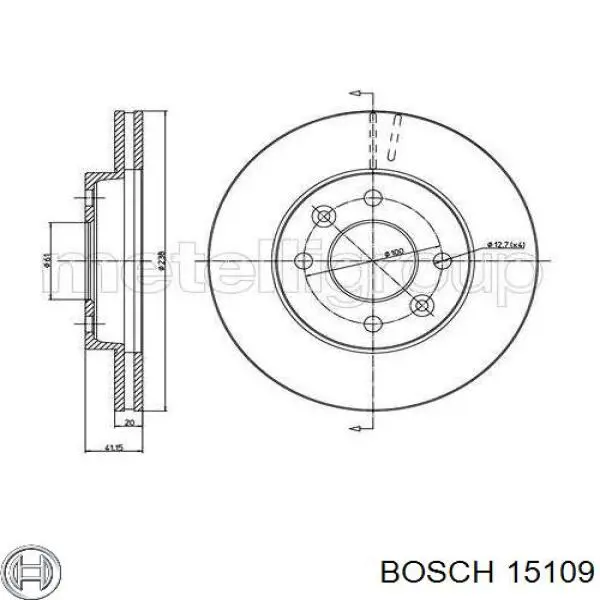 Датчик кислорода после катализатора 15109 Bosch