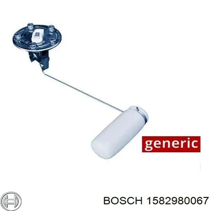 Датчик уровня топлива в баке Bosch 1582980067