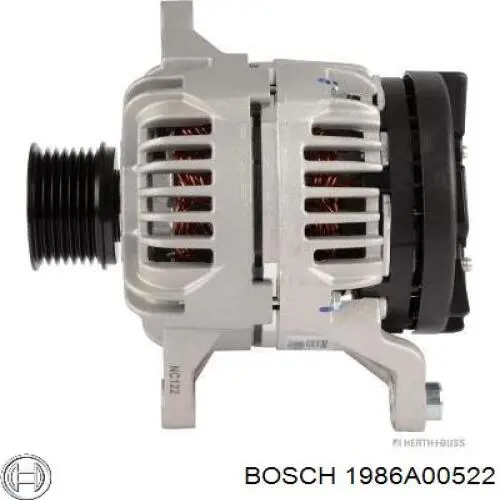 Генератор автомобиля Bosch 1986A00522