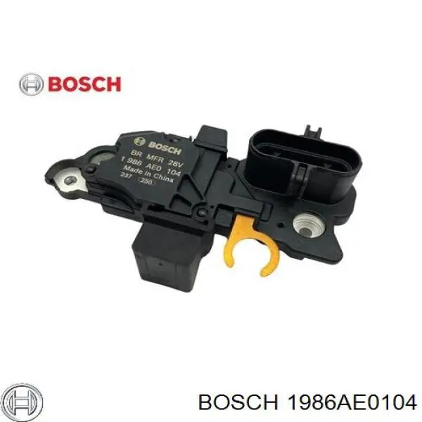 Реле-регулятор генератора, (реле зарядки) 1986AE0104 Bosch