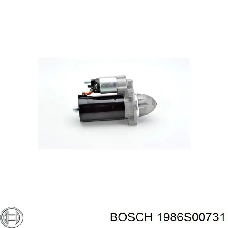 Стартер двигателя Bosch 1986S00731