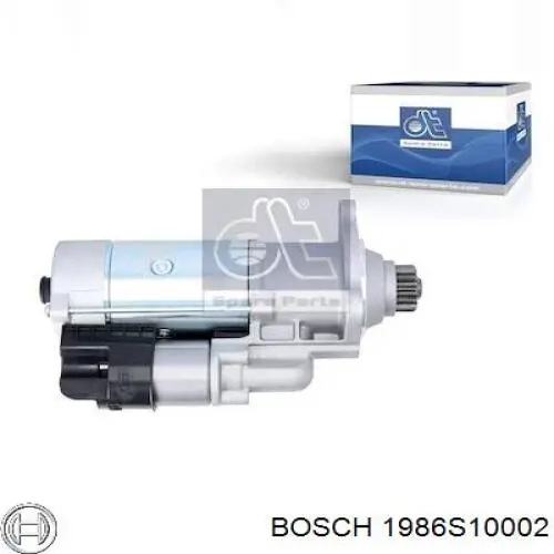 Стартер двигателя Bosch 1986S10002