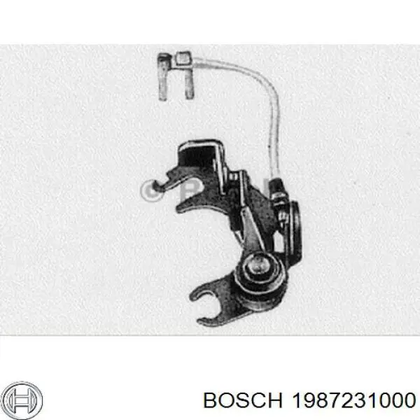 Interruptor de encendido / arranque 1987231000 Bosch