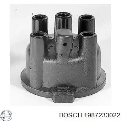 1987233022 Bosch крышка распределителя зажигания (трамблера)