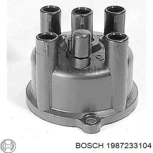 1987233104 Bosch крышка распределителя зажигания (трамблера)