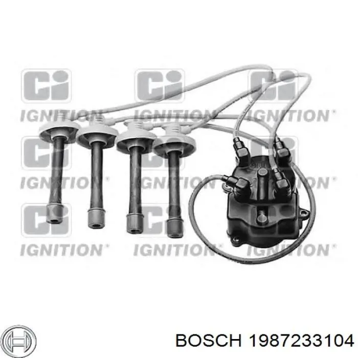 Крышка распределителя зажигания (трамблера) Bosch 1987233104 цена, от 16.72 USD