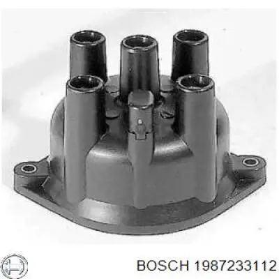 1987233112 Bosch крышка распределителя зажигания (трамблера)
