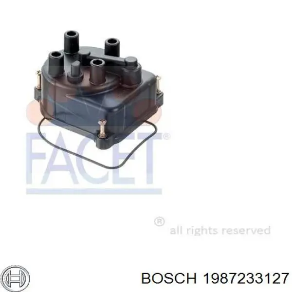 Tapa de distribuidor de encendido 1987233127 Bosch