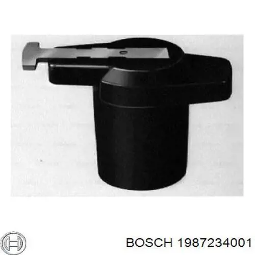 1987234001 Bosch бегунок (ротор распределителя зажигания, трамблера)