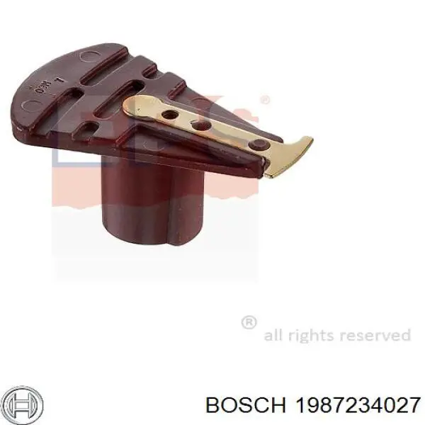 Rotor del distribuidor de encendido 1987234027 Bosch