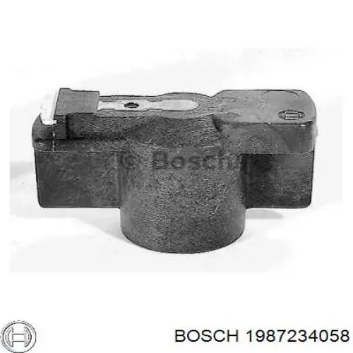 1987234058 Bosch бегунок (ротор распределителя зажигания, трамблера)