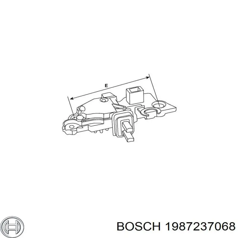 Реле регулятор генератора Bosch 1987237068