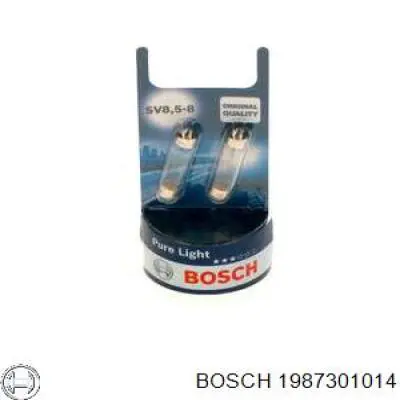 1987301014 Bosch лампочка плафона освещения салона/кабины