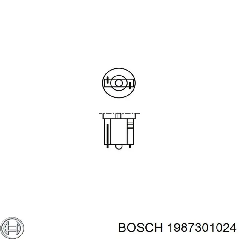 Лампочка щитка / панелі приладів 1987301024 Bosch