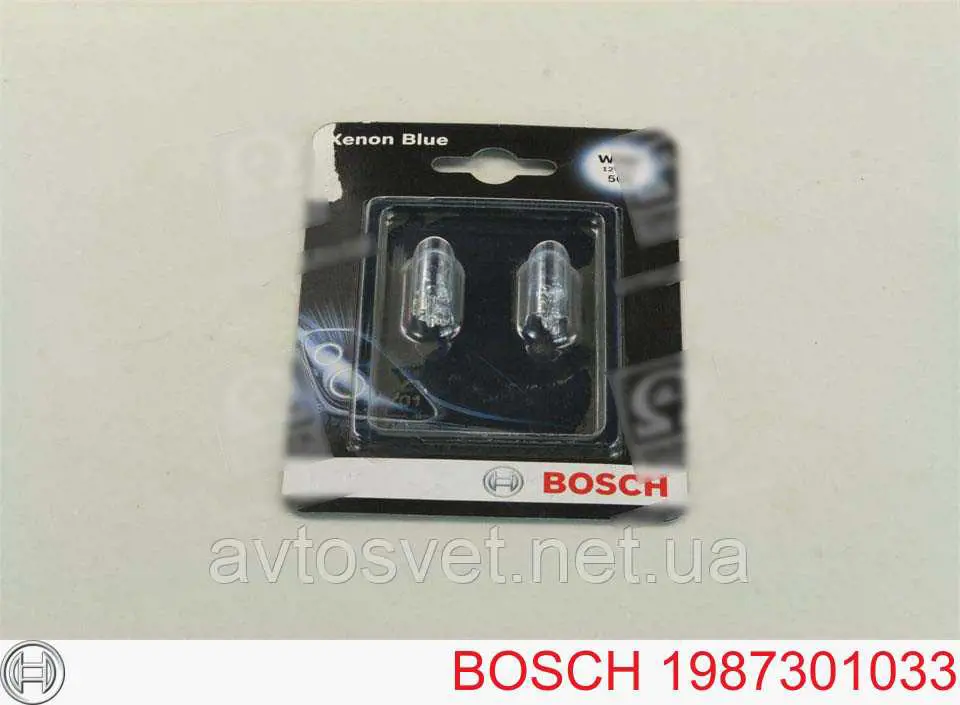 Лампочка плафона освещения салона/кабины Bosch 1987301033