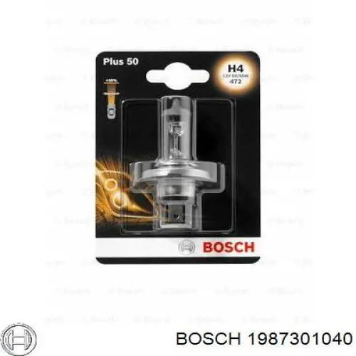 Bombilla halógena 1987301040 Bosch