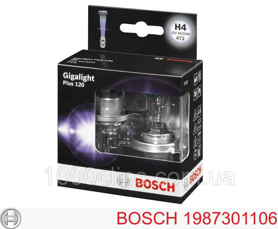 1 987 301 106 Bosch lâmpada halógena