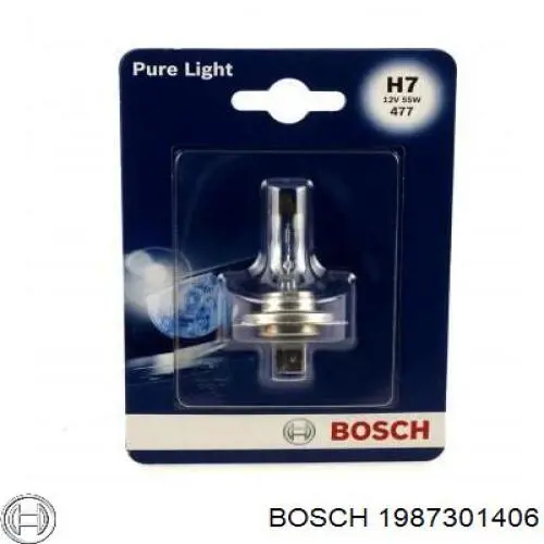 Купить 1987301406 Bosch Лампочка галогенная