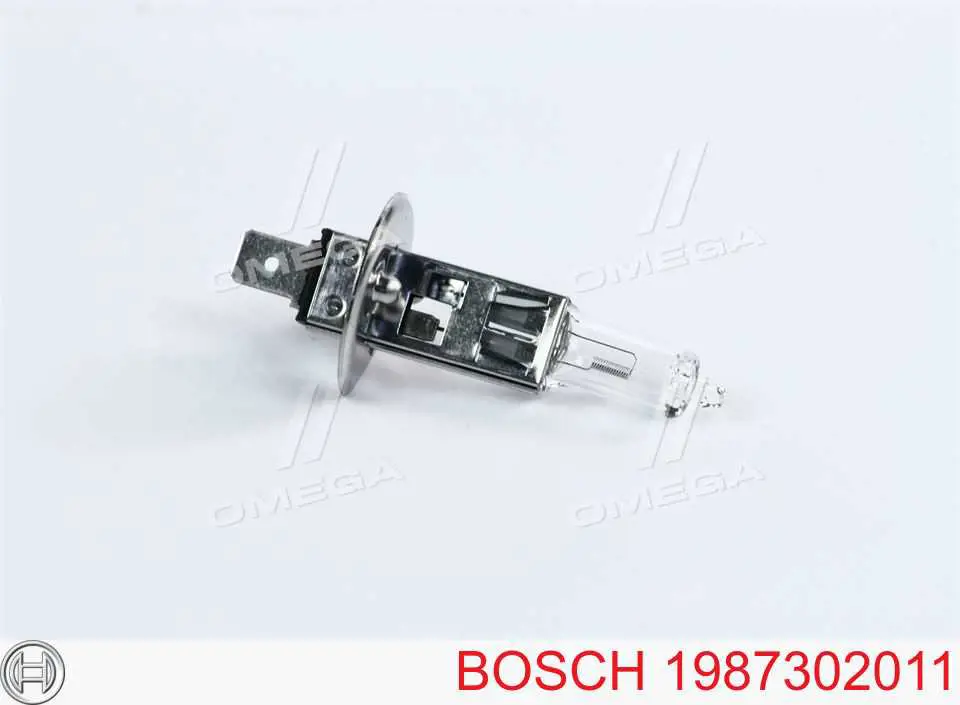 Галогенная автолампа Bosch H1 P14,5s 12V 1987302011