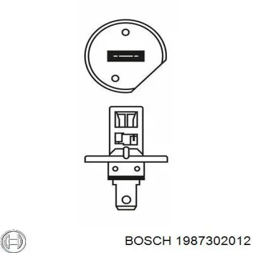 1987302012 Bosch Лампочка дальнего света