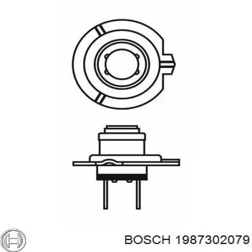 1987302079 Bosch Лампочка дальнего света