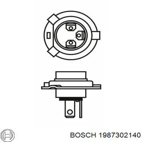 Лампочка галогенная 1987302140 Bosch