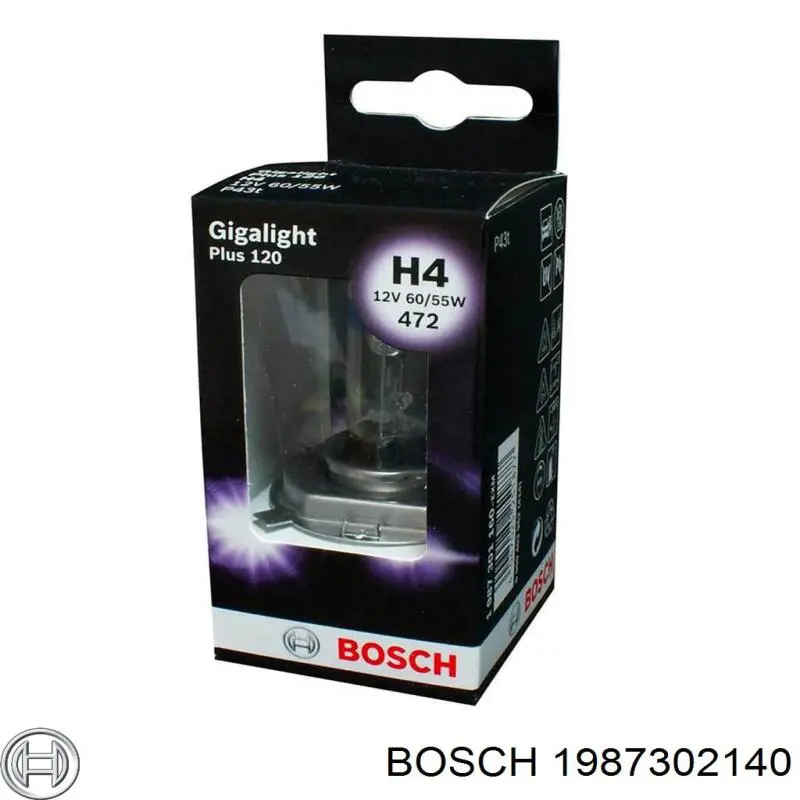 Купить 1987302140 Bosch Лампочка галогенная