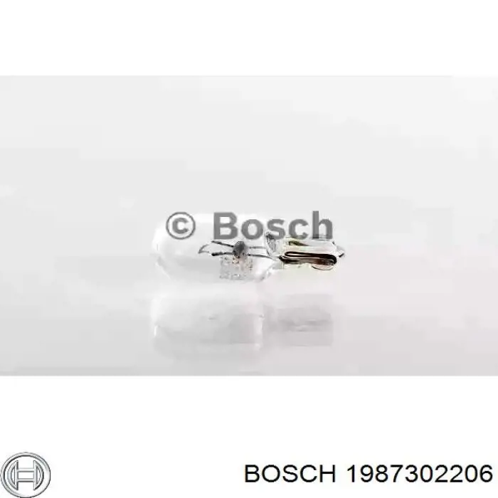 1987302206 Bosch лампочка плафона освещения салона/кабины