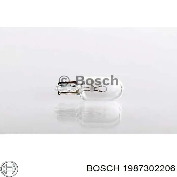 Лампочка плафону освітлення салону/кабіни 1987302206 Bosch