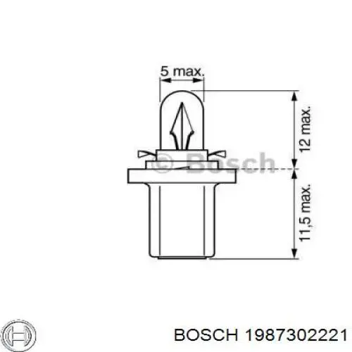 Лампочка 1987302221 Bosch