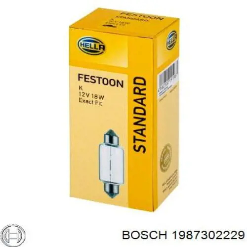 Лампочка накаливания Bosch 1987302229 цена, от 0.84 USD
