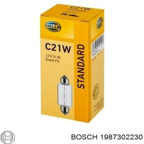 Лампа автомобильная Bosch 1987302230
