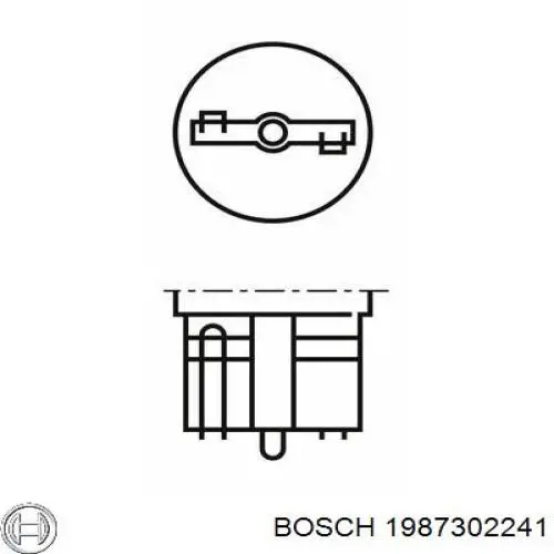 Купить 1987302241 Bosch Лампочка переднего габарита