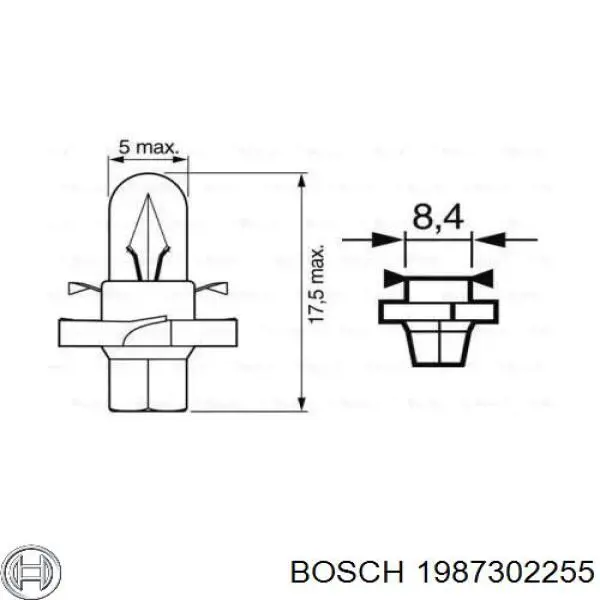 Лампочка 1987302255 Bosch