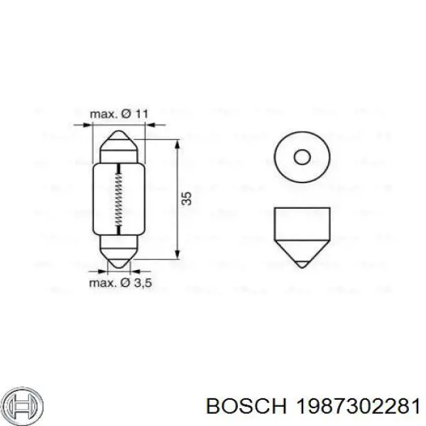 Лампочка 1987302281 Bosch