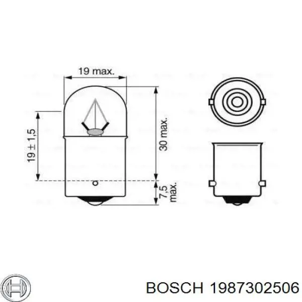 Лампочка 1987302506 Bosch