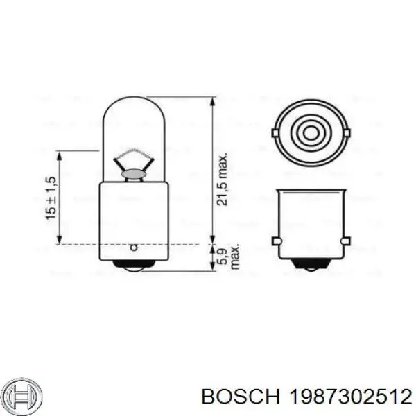 Лампочка 1987302512 Bosch