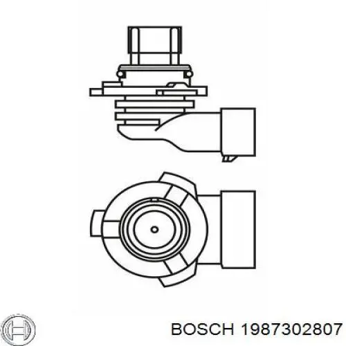 1987302807 Bosch Лампочка дальнего света