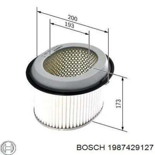 1987429127 Bosch воздушный фильтр