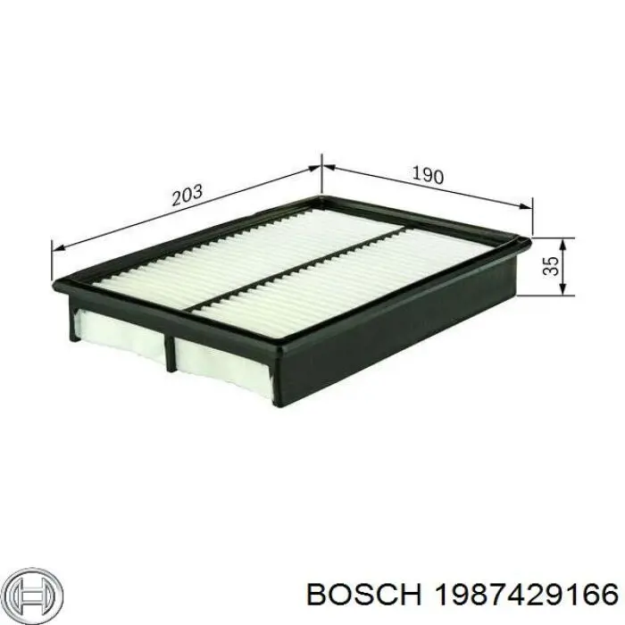 Filtro de aire 1987429166 Bosch