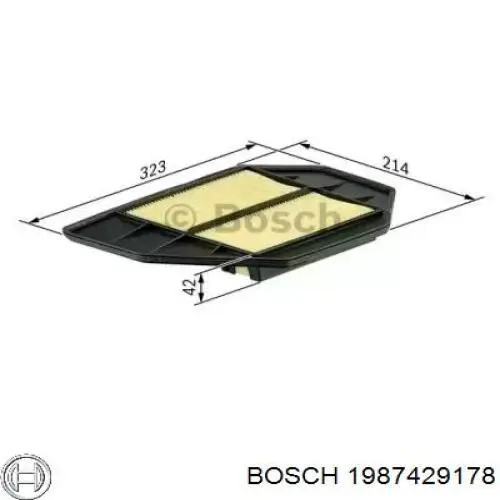 Воздушный фильтр 1987429178 Bosch