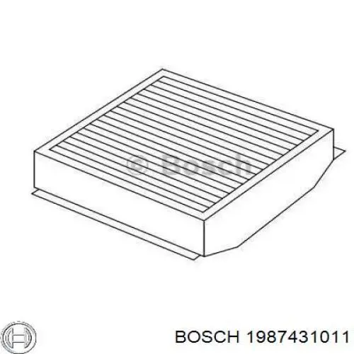 Фильтр салона 1987431011 Bosch