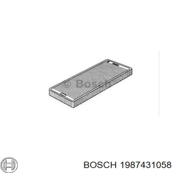 Фильтр салона 1987431058 Bosch