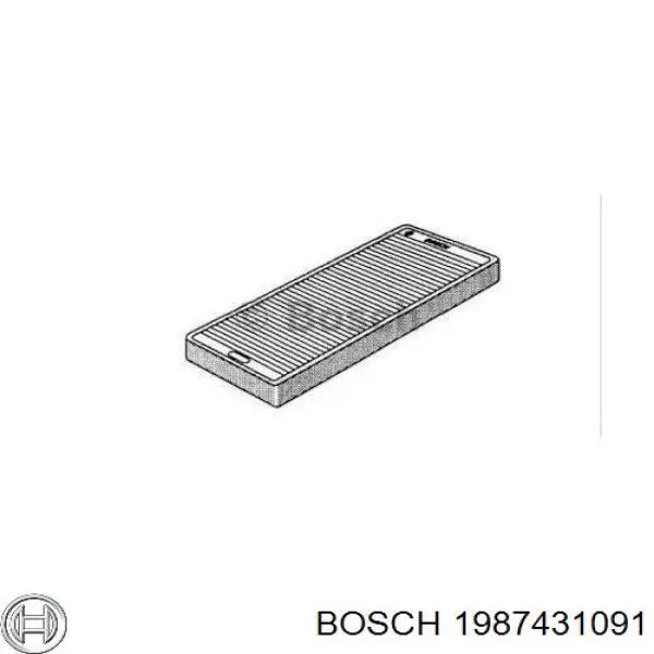 Фильтр салона 1987431091 Bosch