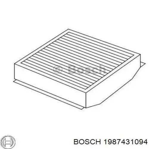 Фильтр салона 1987431094 Bosch